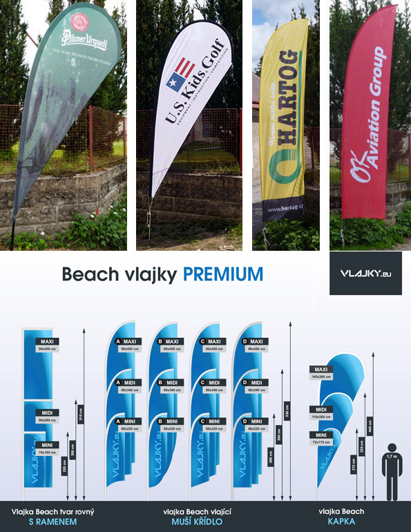 Beach vlajky