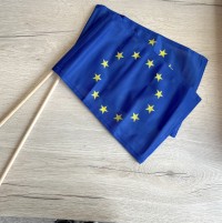 Mvac vlajeka EU s tykou