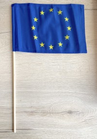 Mvac vlajeka EU s tykou