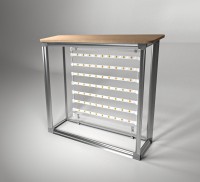 LED Textiln velk stolek 106
