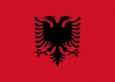 Samolepka - vlajka Albánie