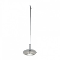 Stojnek kovov chromovan LUX: 30 cm