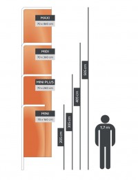 Stor s RAMENEM pro beach vlajku