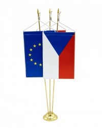 Stojan�ek kovov� zlat� 30/40 cm