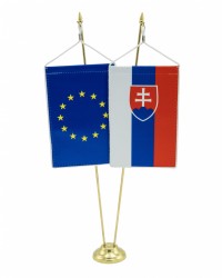 Stojan�ek kovov� zlat� 30/40 cm