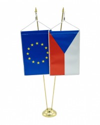 Stojan�ek kovov� zlat� 30/40 cm