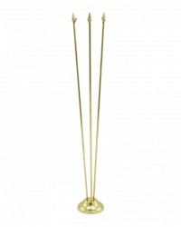 Stojan�ek kovov� zlat� 30/40 cm
