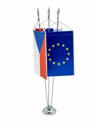 Stojan�ek kovov� strieborn� 40 cm