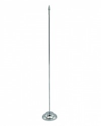 Stojan�ek kovov� strieborn� 40 cm