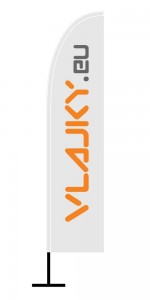 Beach vlajka - MUIE KRDLO - obojstranne potlaen