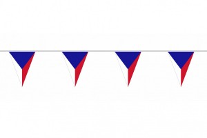 Vlajkov� provazec �R - troj�heln�k