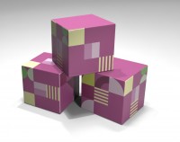 P�nov� kostka s potiskem