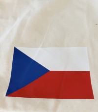 L�tkov� ta�ka s �eskou vlajkou
