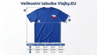 Triko s v��ivkou vlajky �R - modr�