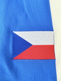 Triko s v��ivkou vlajky �R - modr�