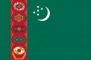 Vlajka Turkmenistán