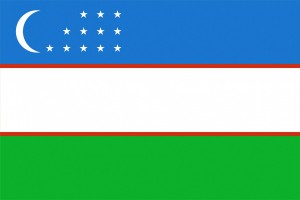 Vlajka Uzbektistn