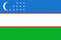 Vlajka Uzbektistan
