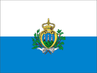 Stolov� vlajo�ka San Mar�na