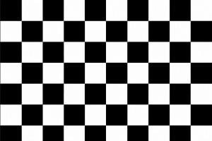 Šachovnicová vlajka - startovní