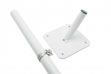 Dr��k na vlajku: fas�dn� komplet + ocelov� ty�e