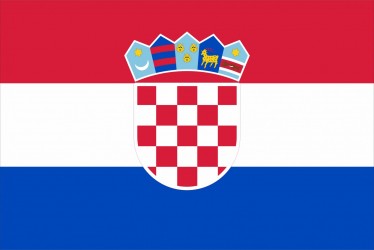 Samolepka - vlajka Chorvatsko