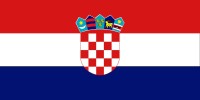 Samolepka - vlajka Chorvatsko