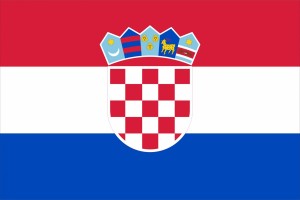 Samolepka - vlajka Chorvatsko