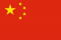Samolepka - vlajka Čína