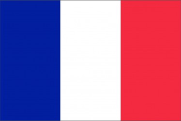 Samolepka - vlajka Francie