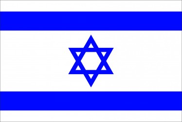 Samolepka - vlajka Izrael