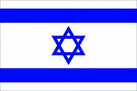 Samolepka - vlajka Izrael
