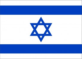 Samolepka - vlajka Izrael