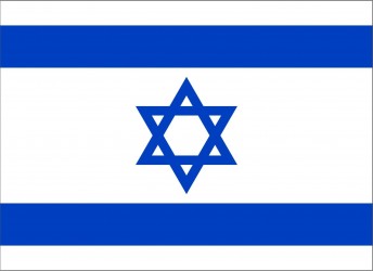 Samolepka - vlajka Izrael