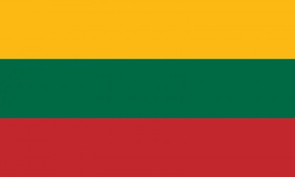 Samolepka - vlajka Litva