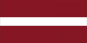 Samolepka - vlajka Lotysko