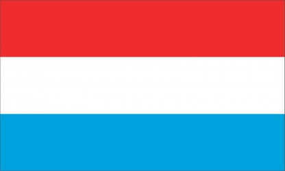 Samolepka - vlajka Lucembursko
