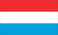 Samolepka - vlajka Lucembursko