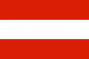 Samolepka - vlajka Rakousko