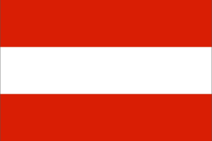 Samolepka - vlajka Rakousko