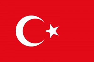 Samolepka - vlajka Turecko