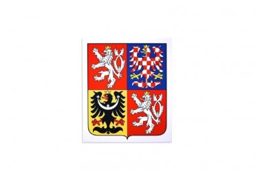 Velký státní znak ČR plastový tištěný