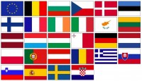 Vhodn komplet samolepek stt EU