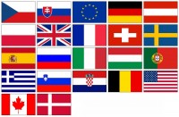 Komplet vlajek pro HOTELY - velk