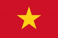Samolepka - vlajka Vietnam