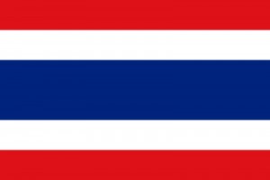 Samolepka - vlajka Thajsko