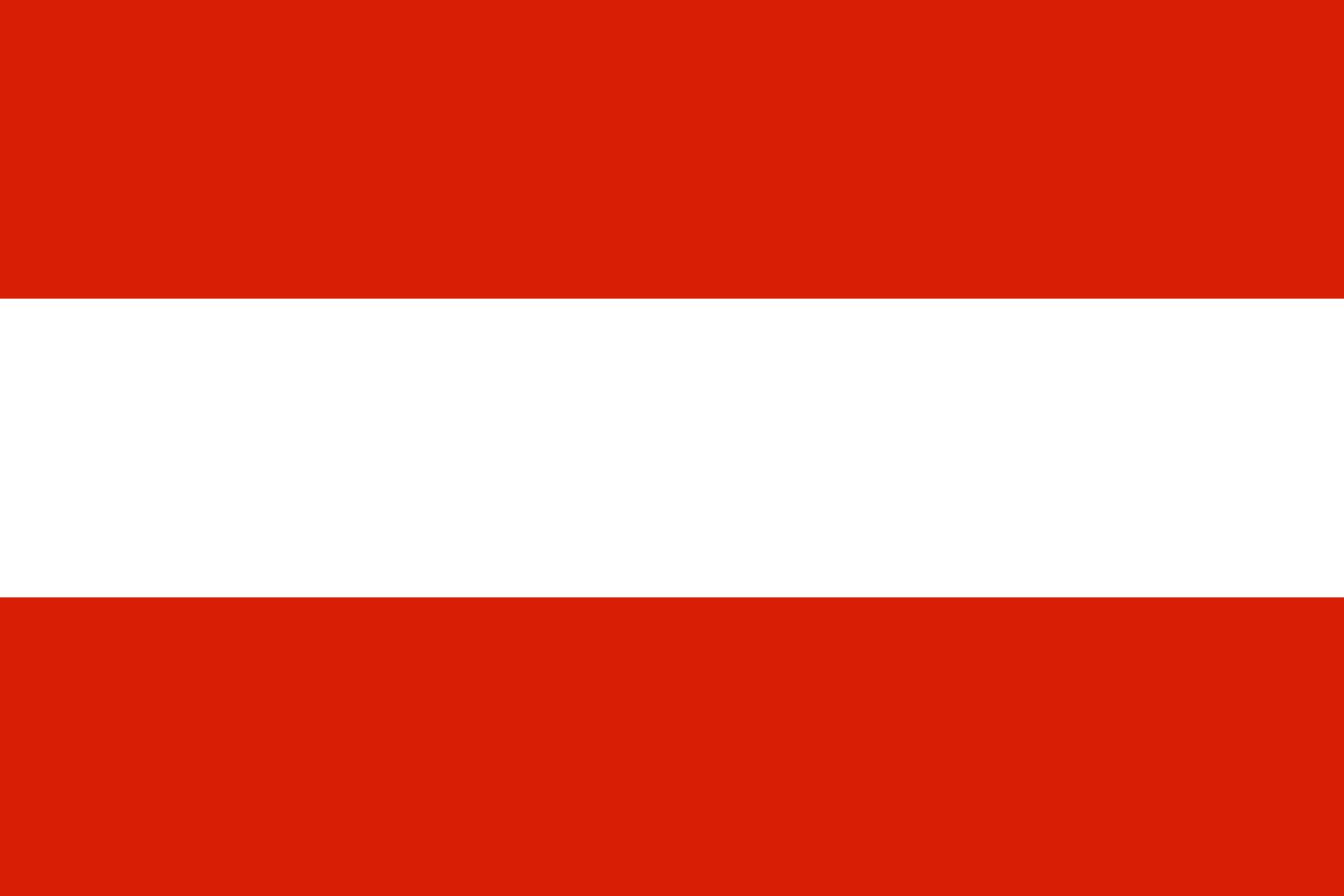 Vlajka Rakousko - 30 x 45 cm