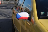 Česká vlajka na zrcátko auta - pár