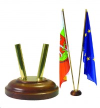 Stojan devn se zlatmi aplikacemi