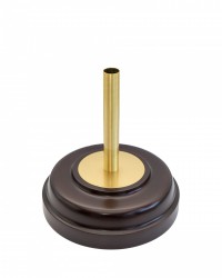 Stojan na vlajku devn se zlatmi aplikacemi